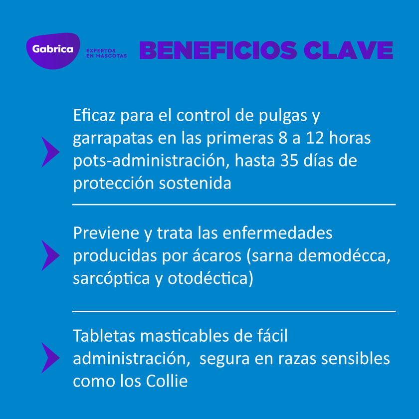 Antiparásitario Externo para perro  Simparica Caja 1 Tableta