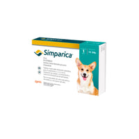 Antiparásitario Externo para perro  Simparica Caja 1 Tableta