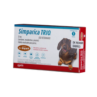 Antiparásitario Interno y Externo para perro Simparica Trio - 1 Tableta