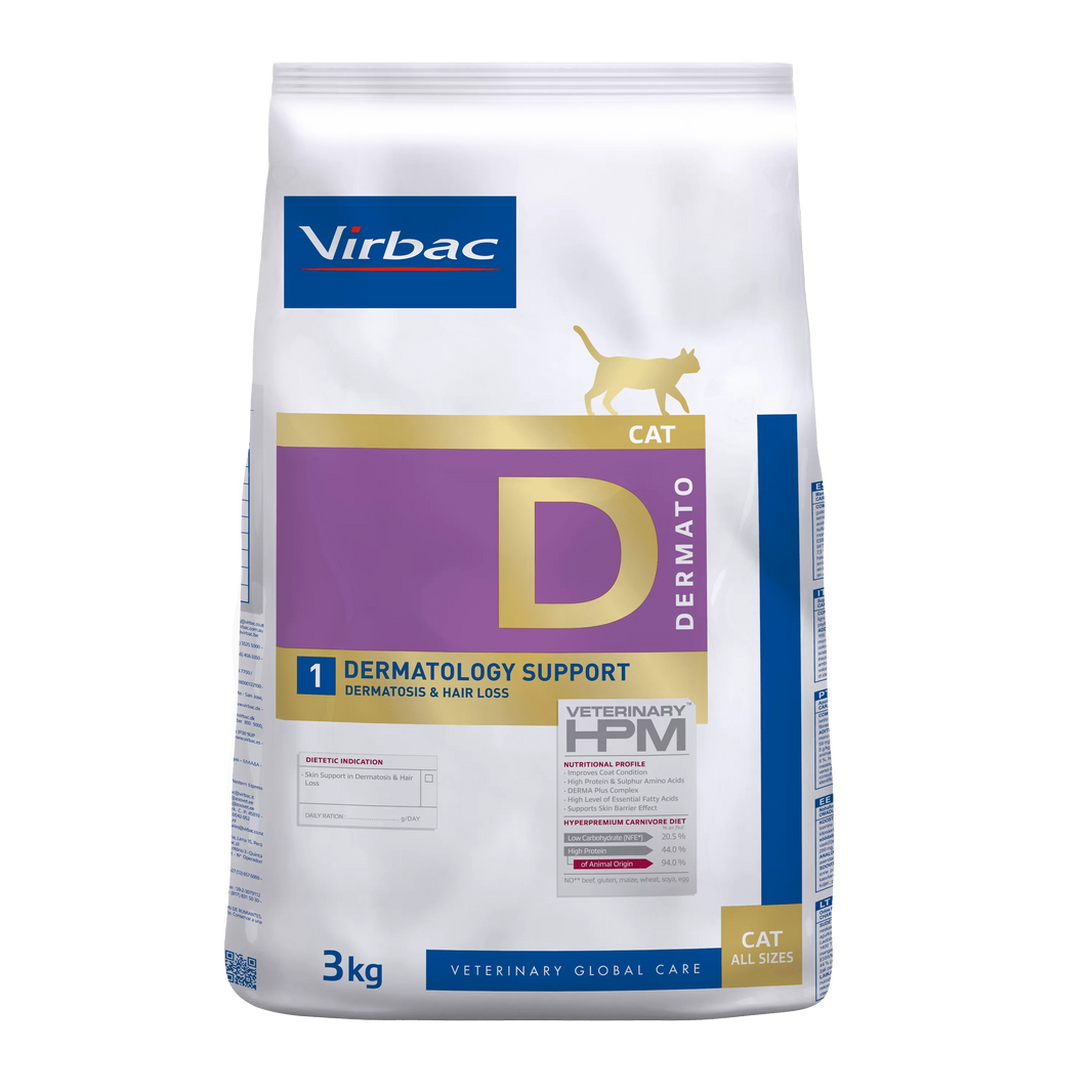 Virbac Cat Dermatology Support 3Kg