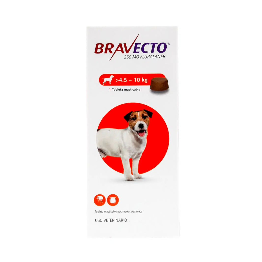 Bravecto Tab 4.5 A 10 Kg - 250 Mg