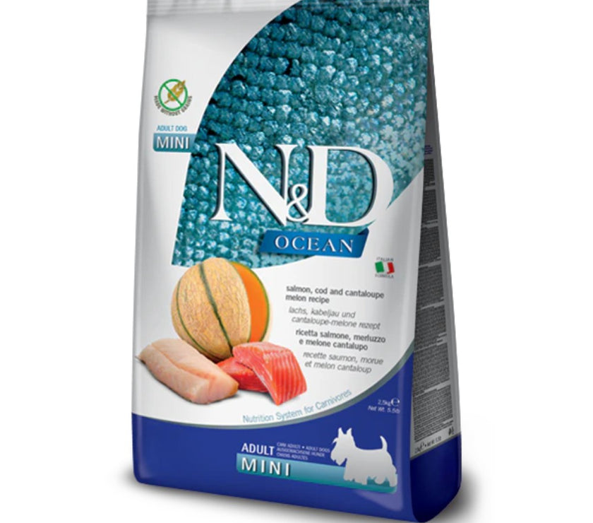 N&D Ocean Can Adult Mini Salmao X 2,5 Kg