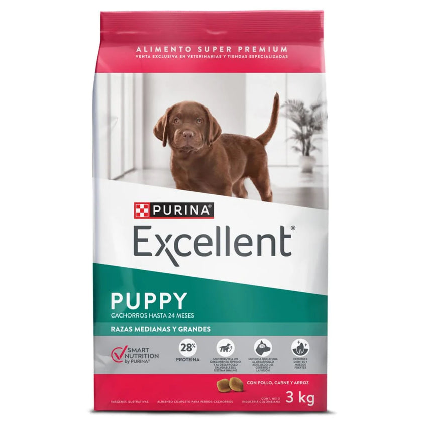 Excellent puppy raza mediano med x 1kg
