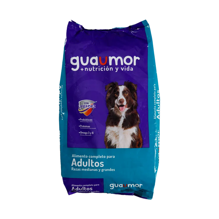 Comida para perro Guaumor Adultos  Razas Medianas y Grandes