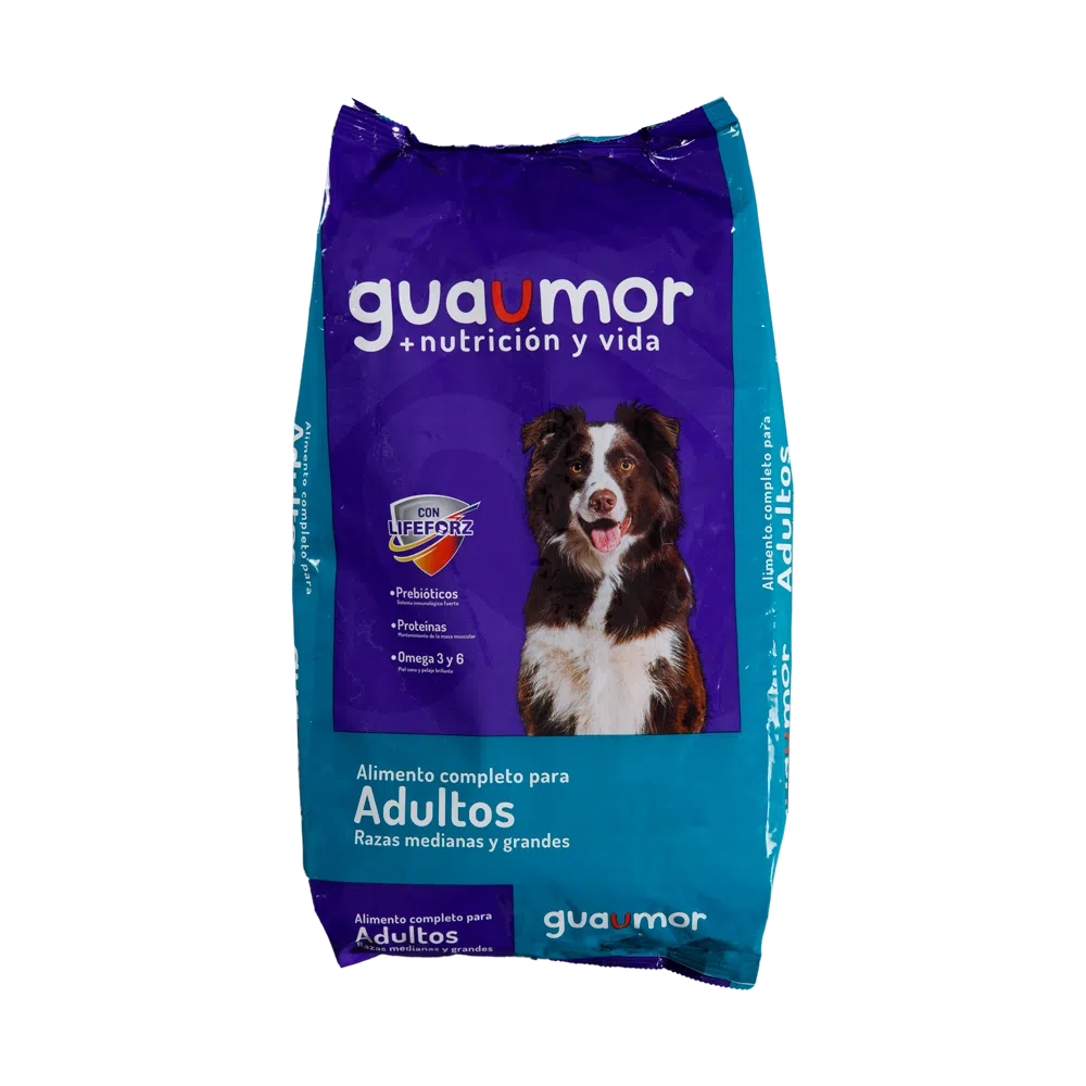 Comida para perro Guaumor Adultos  Razas Medianas y Grandes