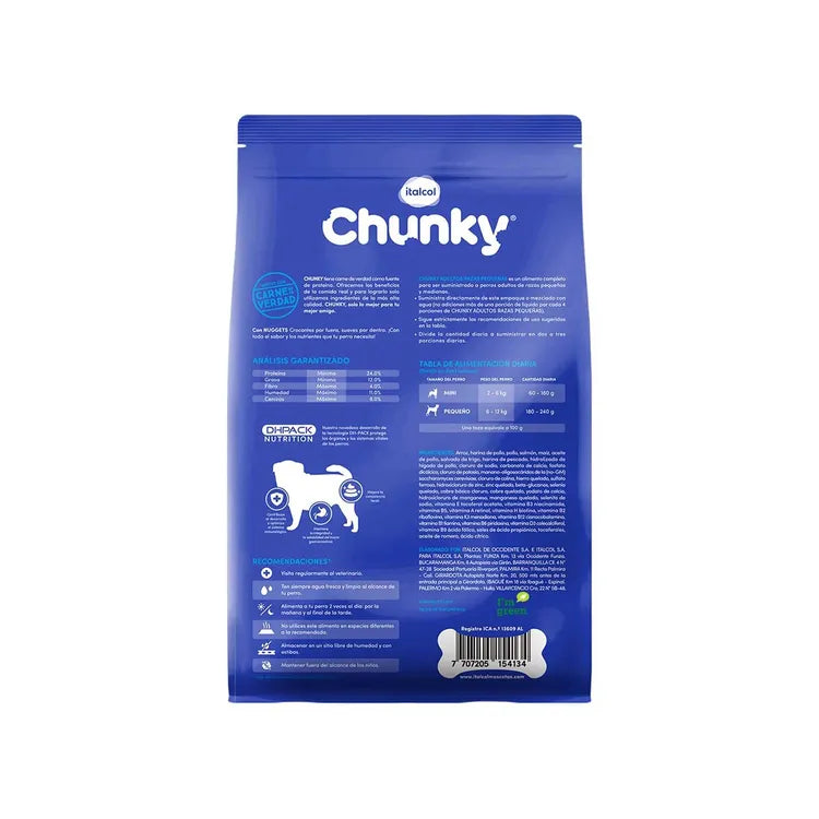 Chunky Adulto Razas Pequeñas X 4 Kg