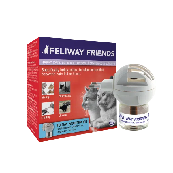 Difusor de aromas para gatos Feliway Friends + Recarga 48ml