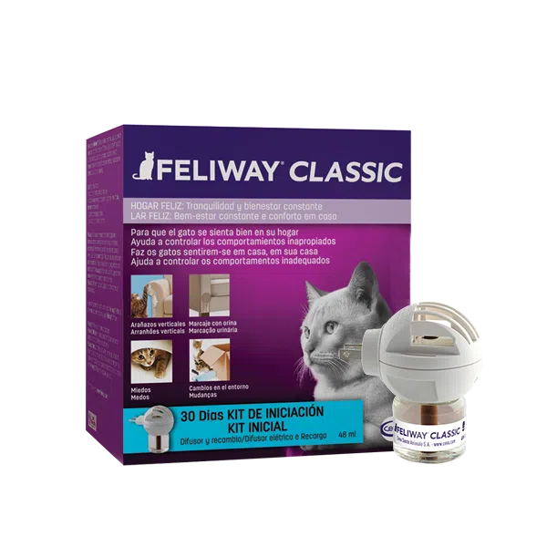 Difusor de aromas para gatos Feliway + Recarga 48ml