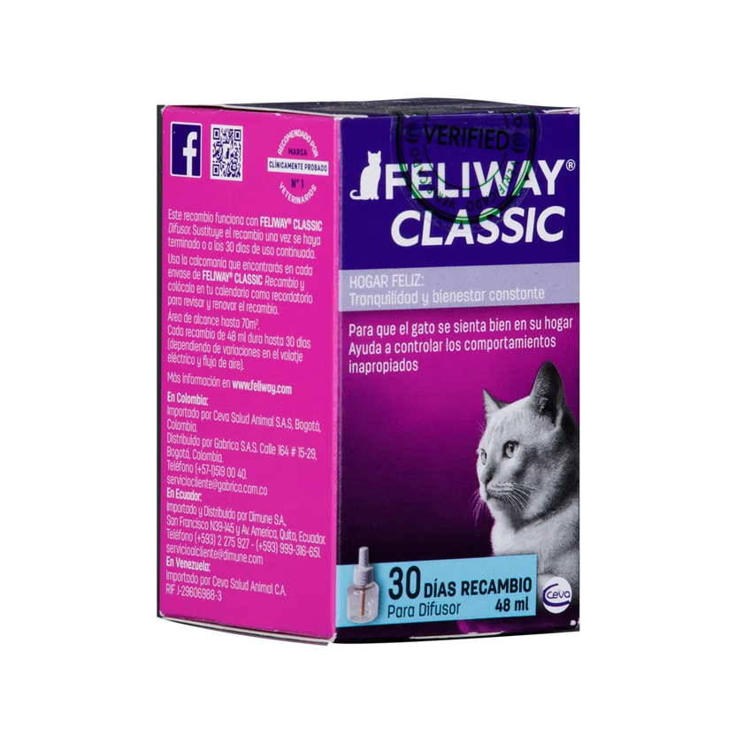 Recarga Difusor de aromas para gato Feliway  48ml