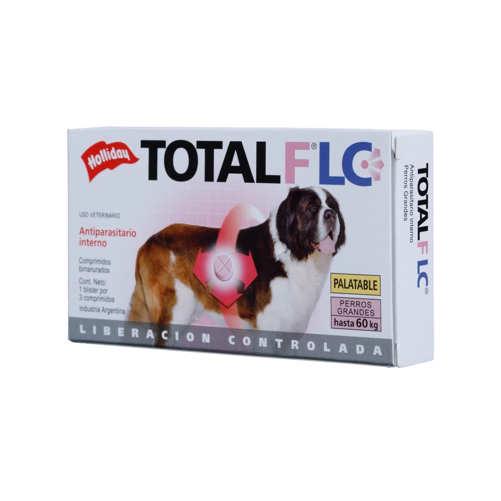 Antiparasario Interno Total FLC Perro Grande 3 Tabletas