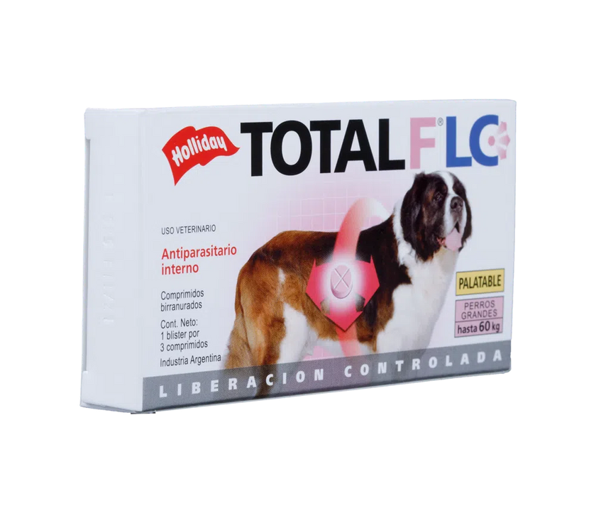 Antiparasario Interno Total FLC Perro Grande 3 Tabletas