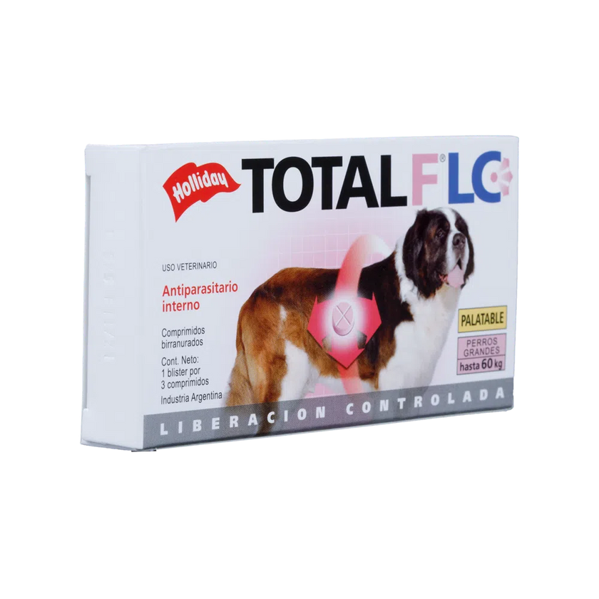 Antiparasario Interno Total FLC Perro Grande 3 Tabletas