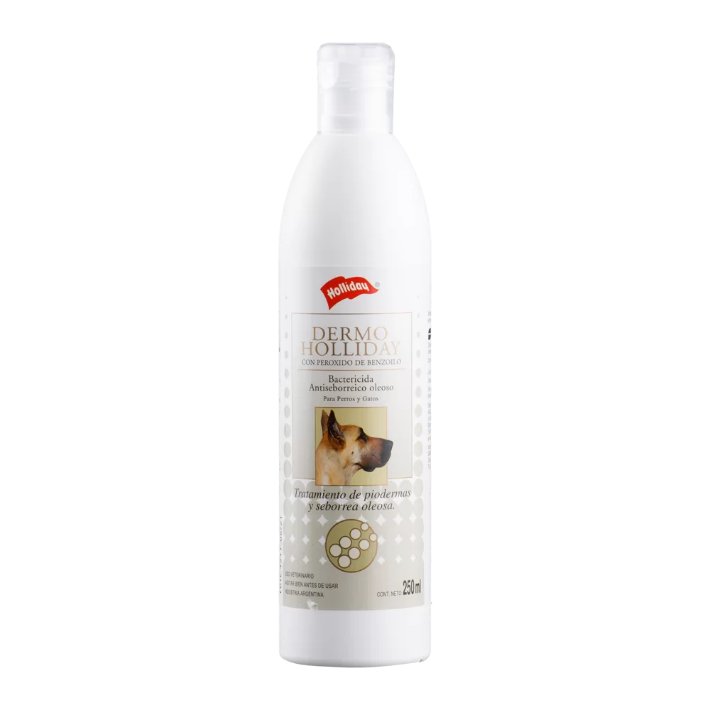 Dermoholliday Shampoo Antiséptieco Perros y Gatos 250 Ml