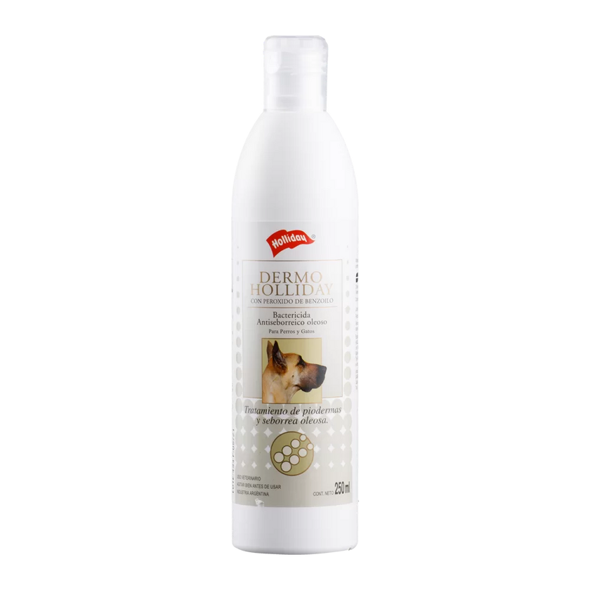 Dermoholliday Shampoo Antiséptieco Perros y Gatos 250 Ml