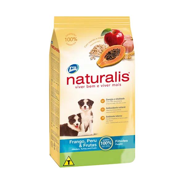 Comida para perro Naturalis Adulto Carne, Pollo Pavo y Frutas 2Kg