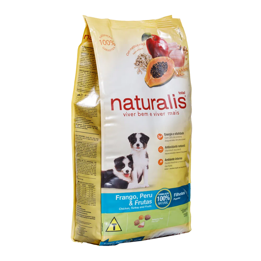 Comida para perro Naturalis Adulto Carne, Pollo Pavo y Frutas 2Kg