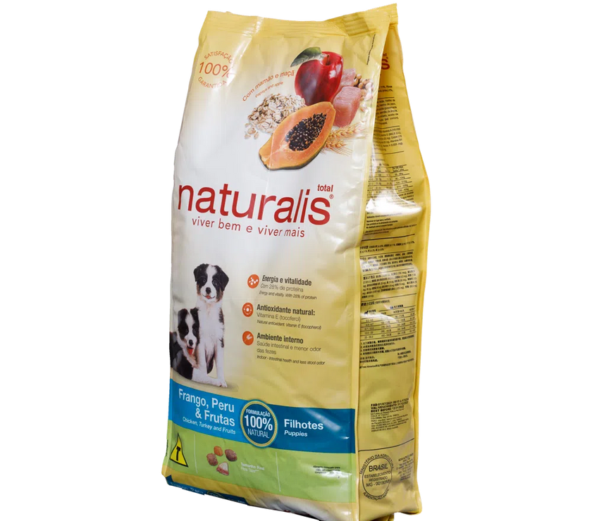 Comida para perro Naturalis Adulto Carne, Pollo Pavo y Frutas 2Kg