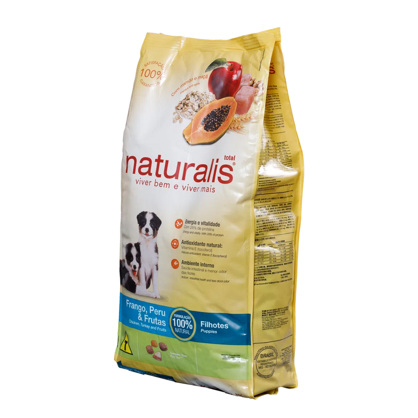 Comida para perro Naturalis Adulto Carne, Pollo Pavo y Frutas 2Kg