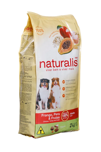 Comida para perro Naturalis Adulto Pollo Pavo y Frutas 2Kg