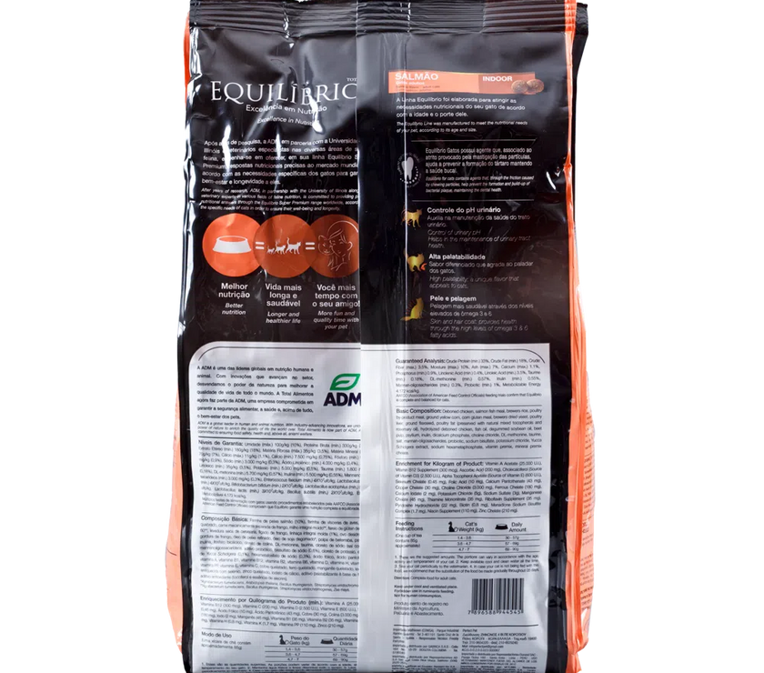 Comida para gato Equilibrio Adulto Salmón 1,5 Kg