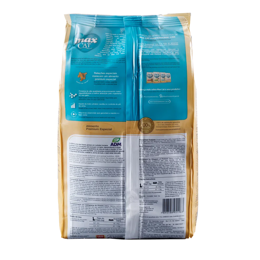 Comida para gato Max Cat Professional Line Filhote Frango 1 Kg