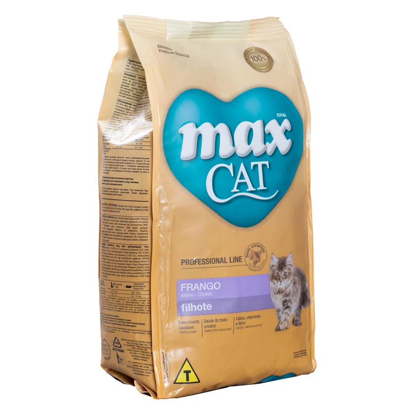 Comida para gato Max Cat Professional Line Filhote Frango 1 Kg