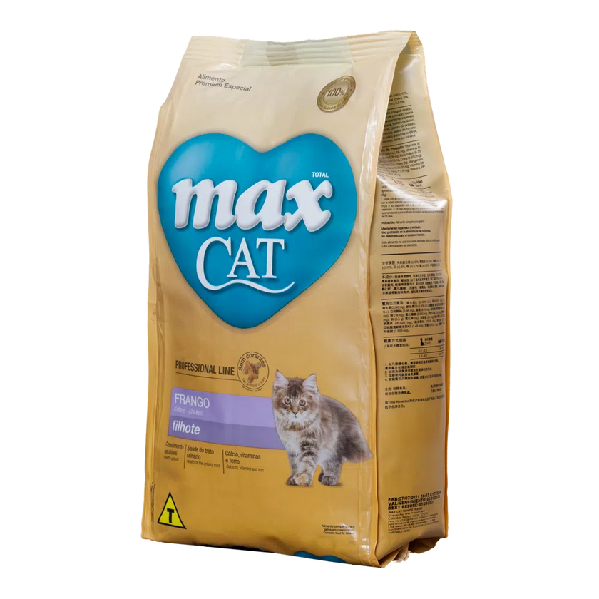 Comida para gato Max Cat Professional Line Filhote Frango 1 Kg