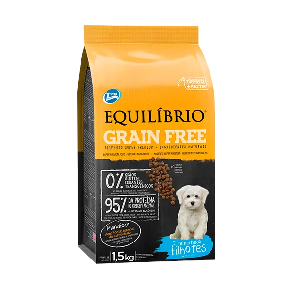 Comida para perro Equilibrio Grain Free Cachorro Mini 1,5Kg