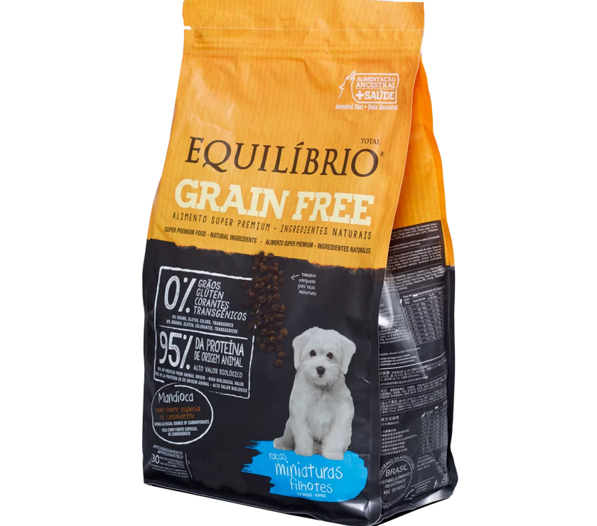 Comida para perro Equilibrio Grain Free Cachorro Mini 1,5Kg