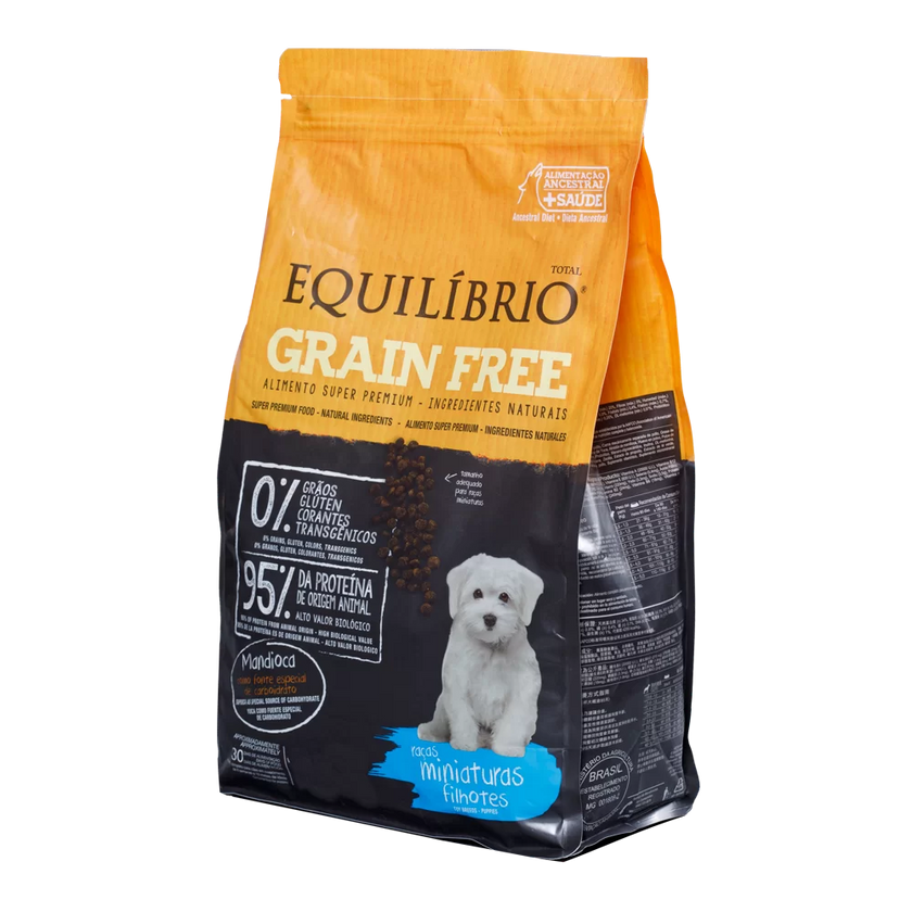 Comida para perro Equilibrio Grain Free Cachorro Mini 1,5Kg