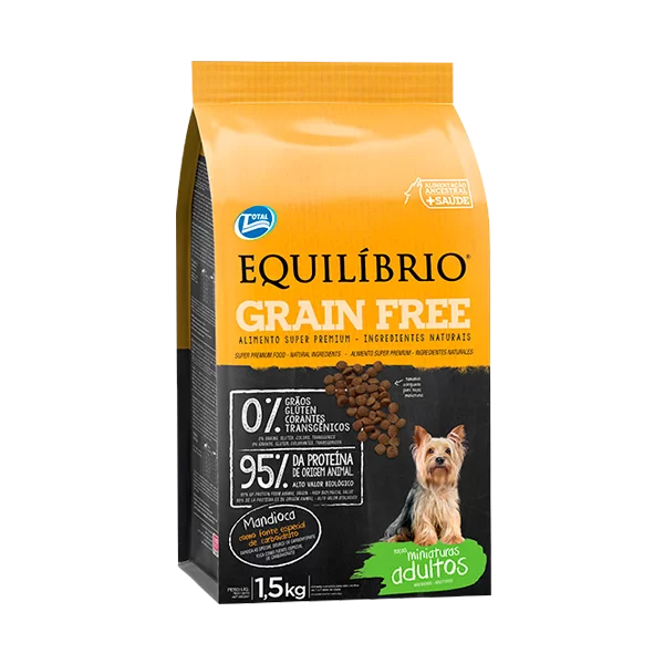 Comida para perro Equilibrio Grain Free Adulto Mini 1,5Kg