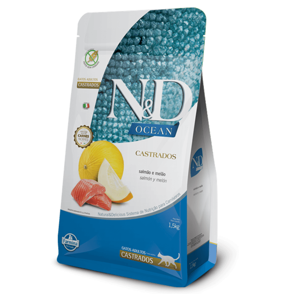 N&D Ocean Fel Adult Castrado Salmao x