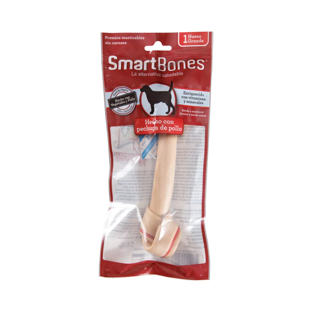 Snack para perros pequeños Smartbones Pollo Paquete 3 Und