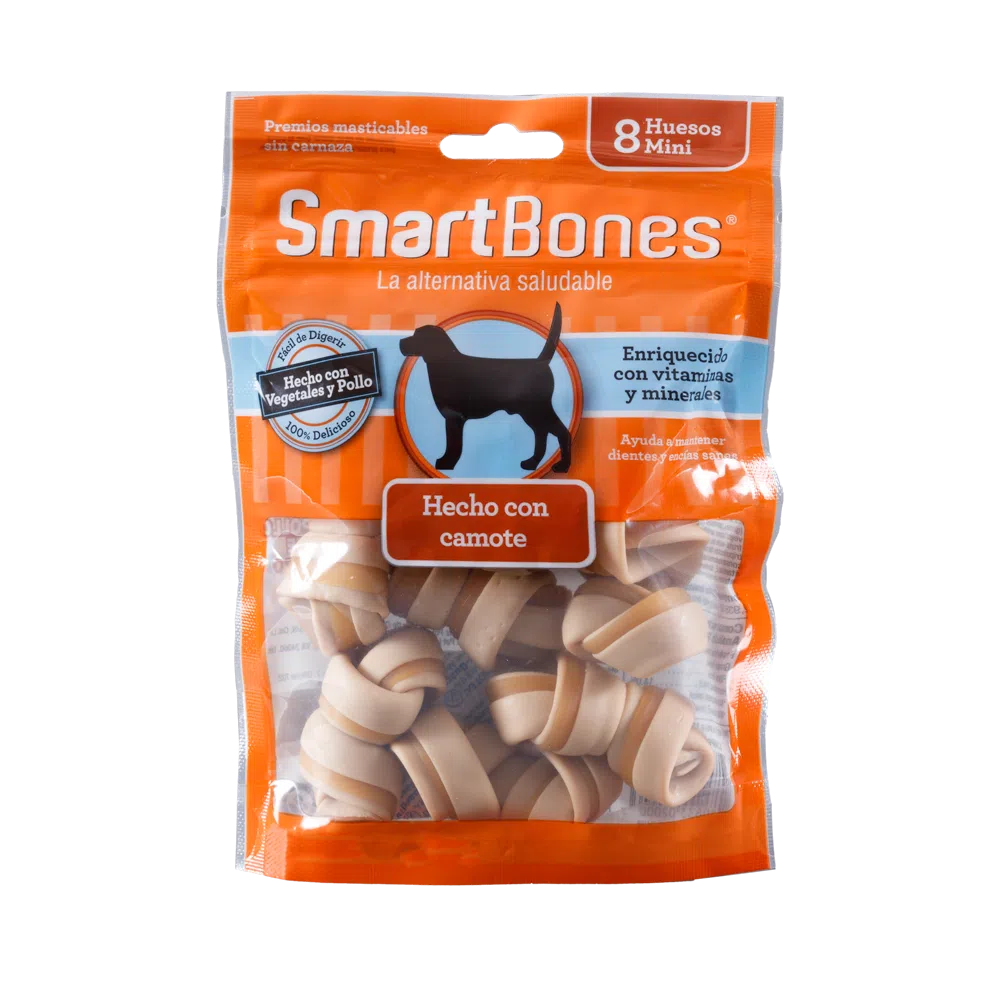 Snack para perro Smartbone Sweet Potato Mini 8 pk