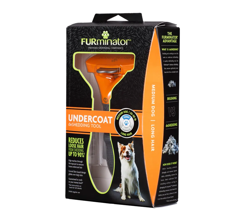 Furminator Desalanador Perro Mediano Pelo Largo