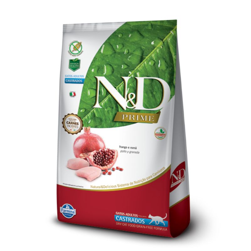 N&D Prime Feli Frango Adult Castrado X 7,5 Kg