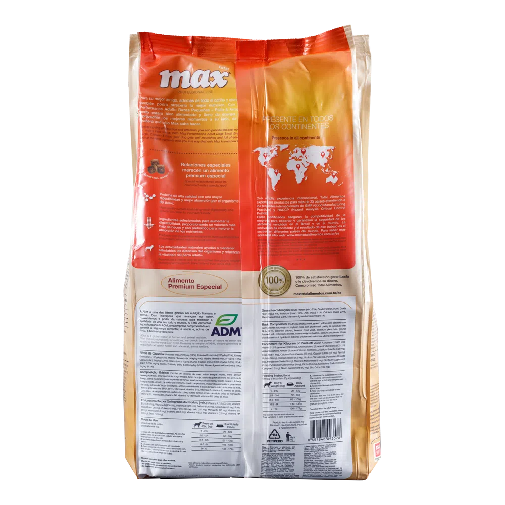 Comida para Perro Max Premium Especial Pollo Razas Pequeñas 2Kg