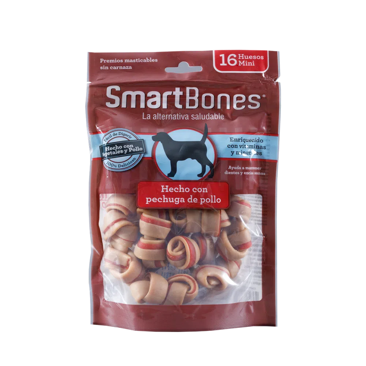 Snack para perro Smartbone Pollo 16 pk