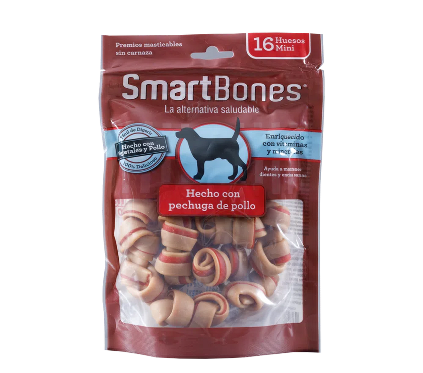 Snack para perro Smartbone Pollo 16 pk