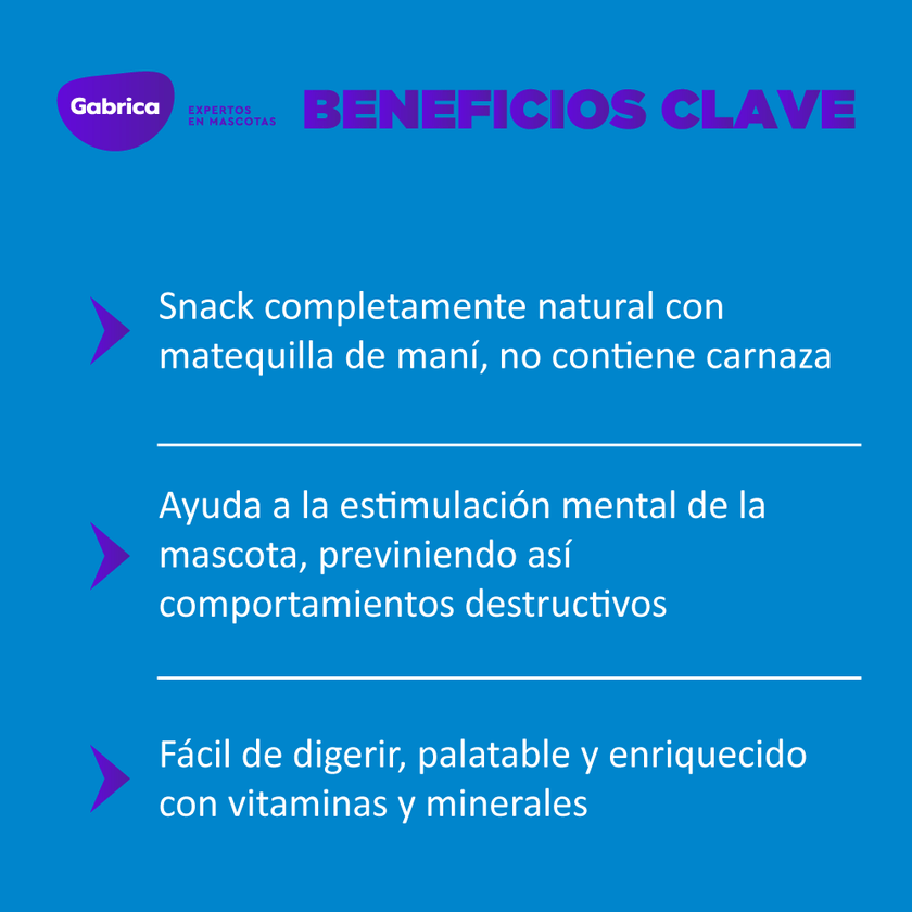 Snack para perro Smartbones Mantequilla de Maní 8pk