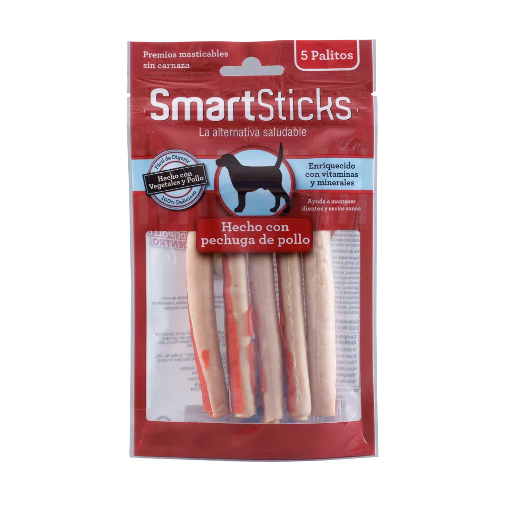 Snack para perro Smartsticks Pollo 5 Und