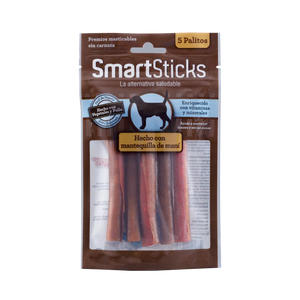 Snack para perro Smartsticks Mantequilla de Maní 5 Und