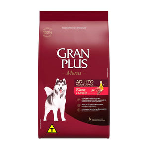 Gran Plus Alimento para Perro Adulto Carne y Arroz 15 Kg