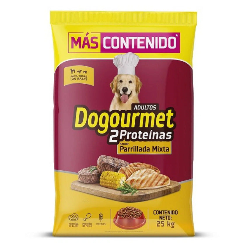 Dogourmet Parrillada Mixta/ Carne Parrilla/ Pavo Y Pollo - 25 Kg