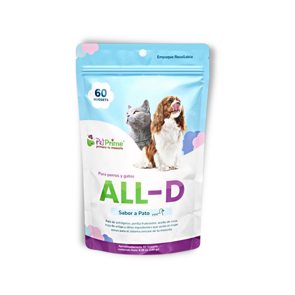 Sumplemento ALL-D para perros y gatos x 60 Nuggets