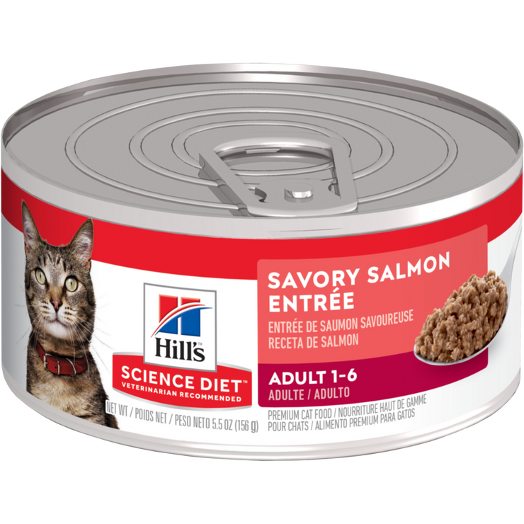 Comida Húmeda Para Gato Hills Salmon 5,5 Onz