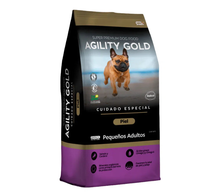 Agility Gold Pequeños Adultos piel 8kg