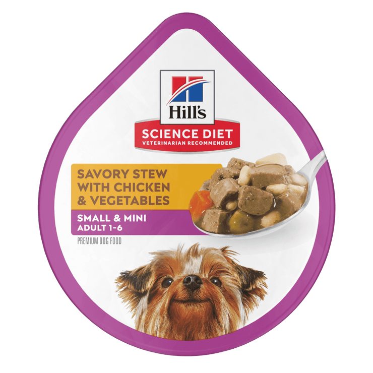 Hill's alimento húmedo perro adulto raza pequeña pollo y vegetales 99g