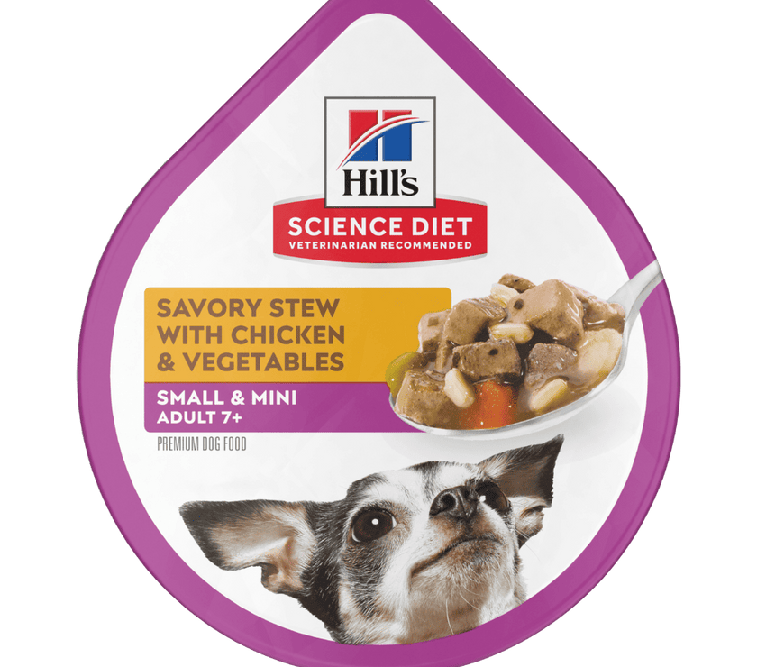 Hill's 7+ alimento húmedo para perro senior raza pequeña sabor pollo 99g