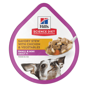 Hill's 7+ alimento húmedo para perro senior raza pequeña sabor pollo 99g
